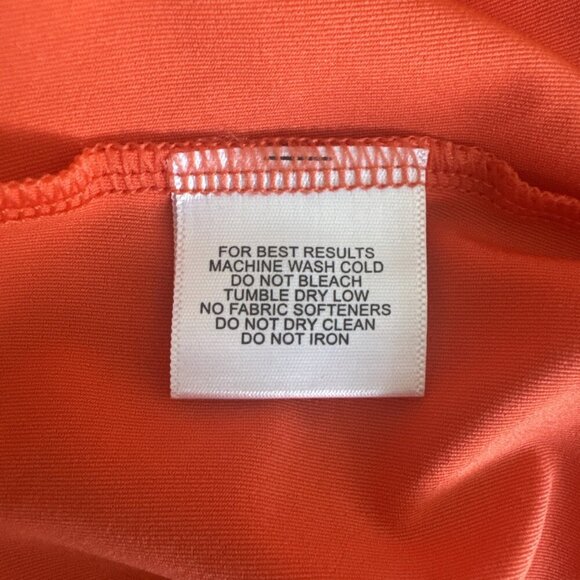 Peter Millar Women's Henley Top Size Small UV SPF 50 Protection Orange Coral - Picture 7 of 7